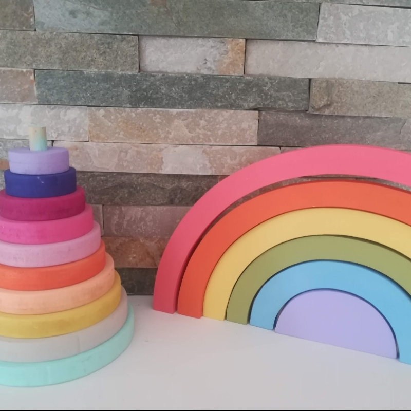 Arcoiris waldorf 6 bandas