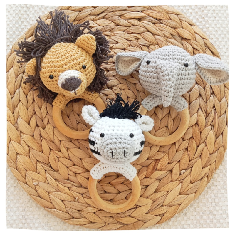 Mordillo sonajero animalito (sujeto a stock disponible )